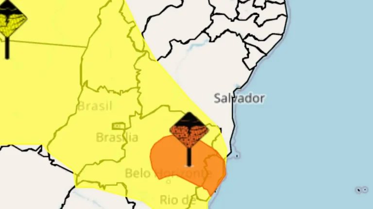 Alertas de chuva 17 de dezembro