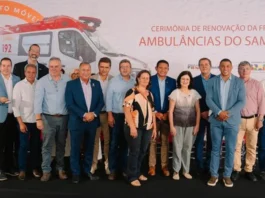 Ministério da Saúde entregou 27 novas ambulâncias do Samu para municípios da Bahia