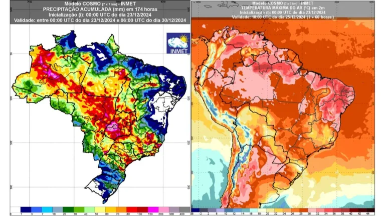 previsao inmet 23 a 30 de dezembro