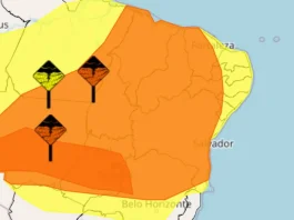 Alertas de chuva 14 de janeiro 2025