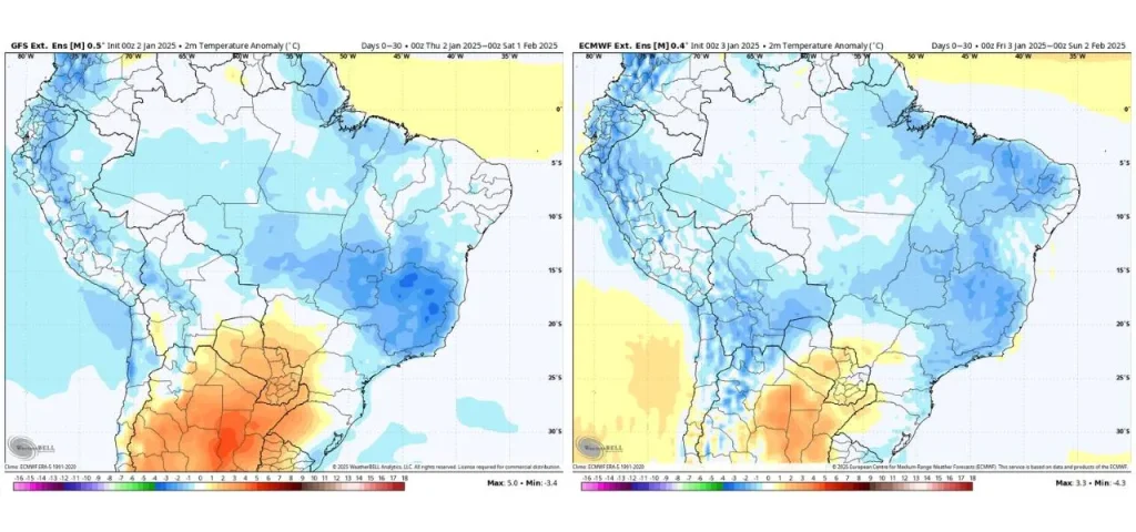 Anomalia de temperaturas