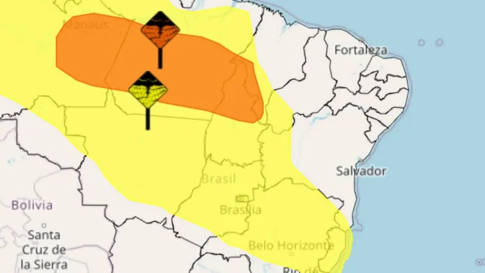 Alertas de chuva 6 de janeiro 2025