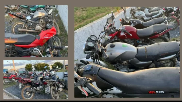 PM apreendeu 34 motos roubadas em Bom Jesus da Lapa em 2025