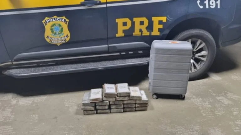 PRF apreendeu 22 quilos de cocaína em Vitória da Conquista