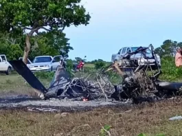 Avião de pequeno porte caiu no Extremo Sul da Bahia