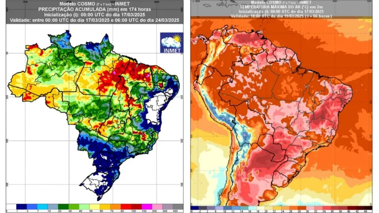 Previsao inmet até 24 de março