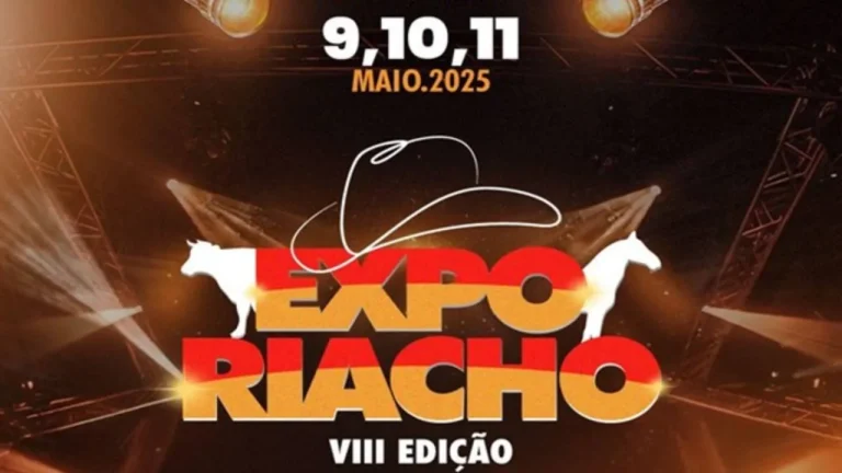 Expo Riacho 2025 será realizada de 9 a 11 de maio