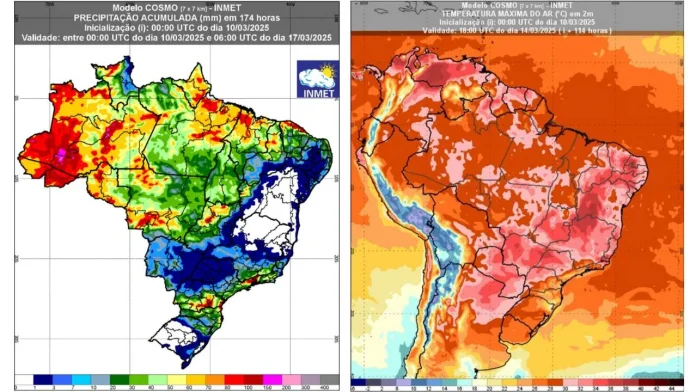 Previsao até 17 de março inmet