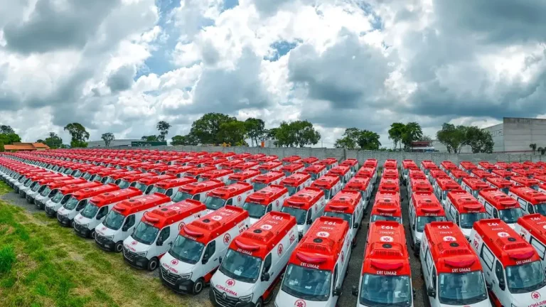 Governo entregou 789 novas ambulâncias para a frota do Samu