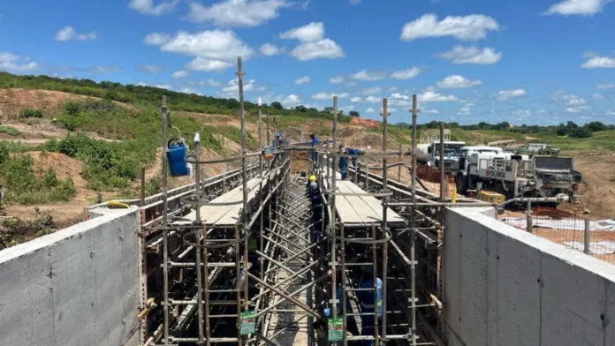 Obra de canal da transposição do Rio São Francisco alcança 79% de execução no Ceará