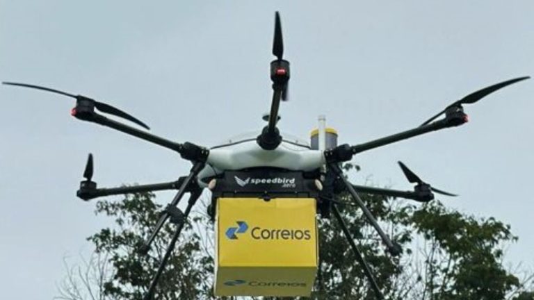 Correios fez primeira entrega por drone
