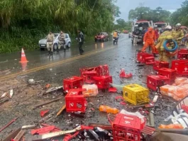 Três pessoas morreram em acidente na BR-415 no Sul da Bahia
