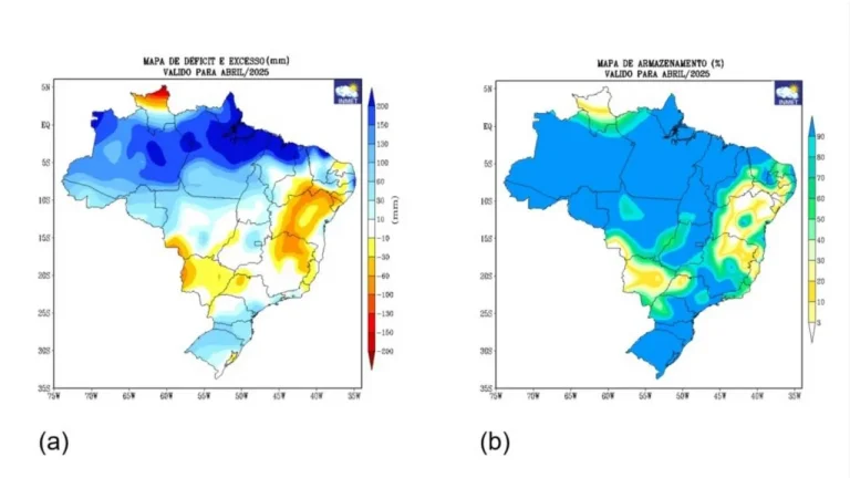 mapas de deficit hidrico