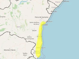 alertas de chuva Bahia 8 de abril2