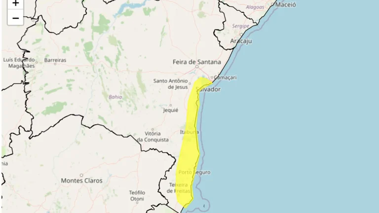 alertas de chuva Bahia 8 de abril2