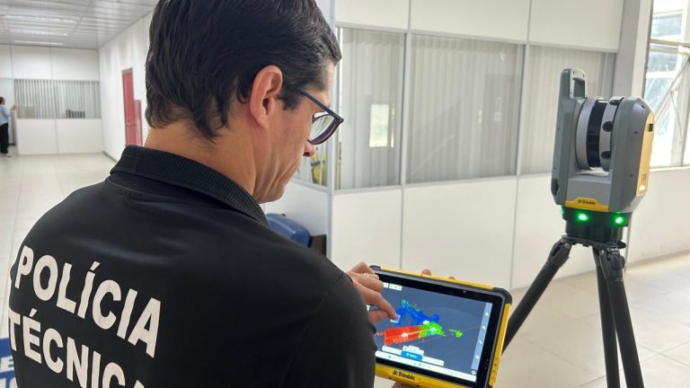 DPT adquiriu equipamentos que realizam varredura no local de crime