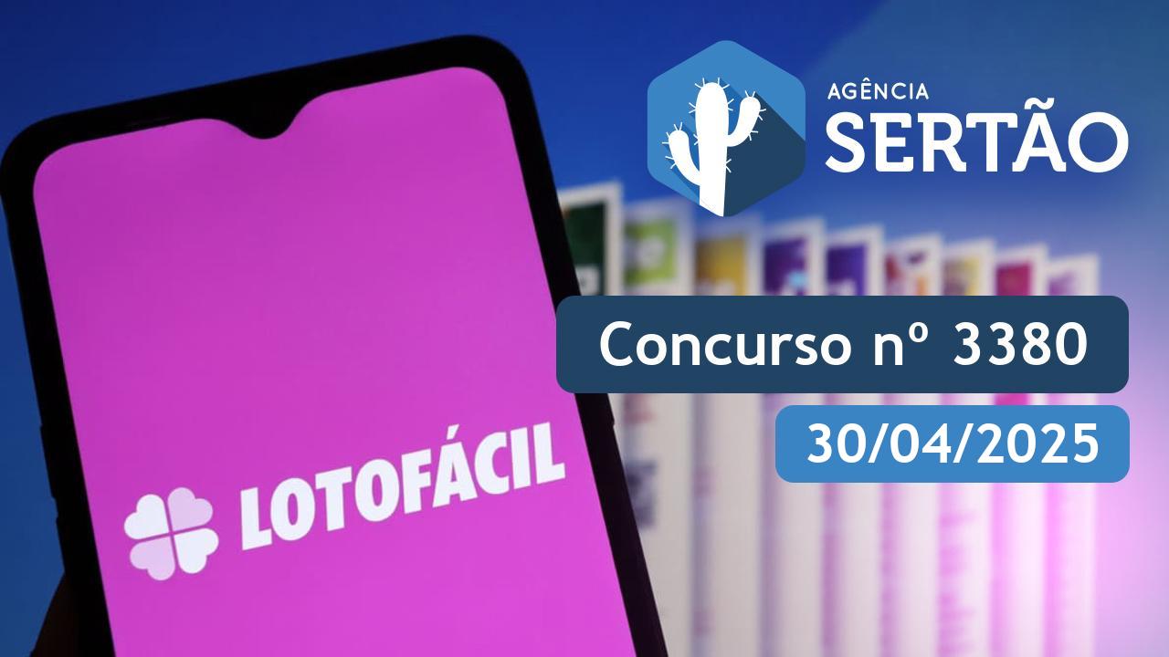 Três apostas dividem prêmio de R$ 8.512.754,01 da Lotofácil nº 3380 nesta quarta-feira