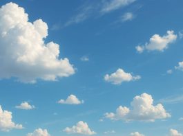nuvens céu