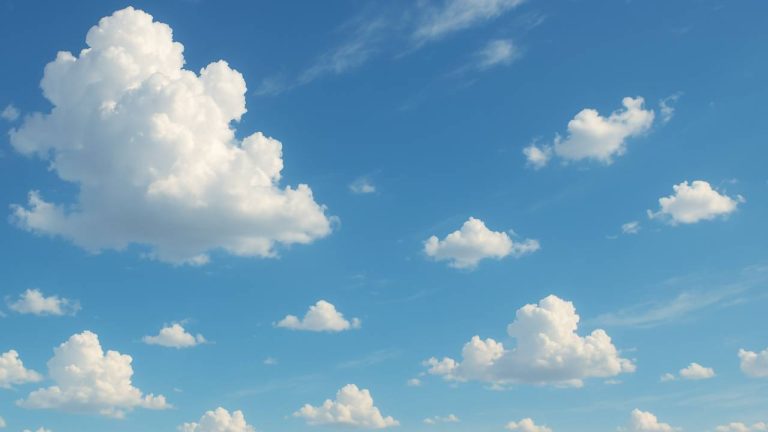 nuvens céu
