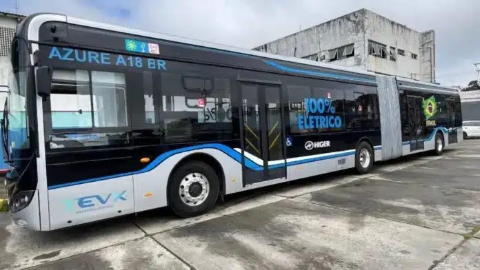 Projeto levará ônibus elétricos para o transporte público de seis cidades da Bahia