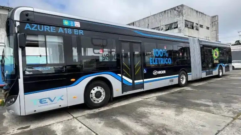 Projeto levará ônibus elétricos para o transporte público de seis cidades da Bahia