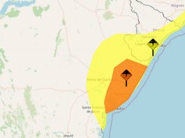Alertas de chuva Bahia 6 de maio