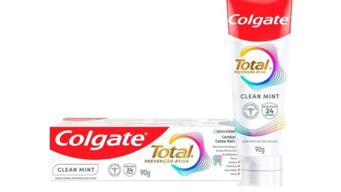 Creme dental Colgate Total Clean Mint tem interdição mantida pela Anvisa
