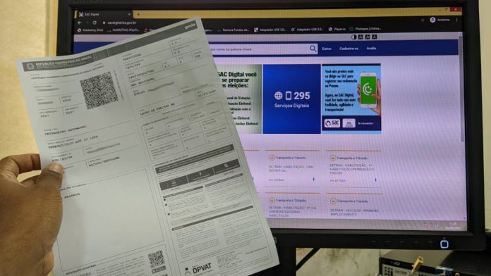 Veículos com placas de finais 5 e 6 podem pagar IPVA com desconto de 8%