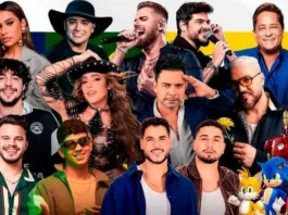 Programação de shows Expomontes 2025