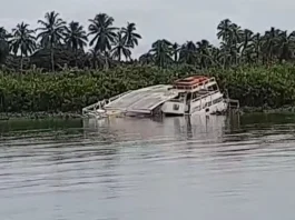 Catamarã afundou no Rio São Francisco em Sergipe