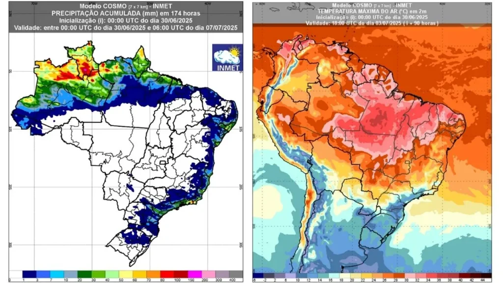 previsao inmet até 7 de julho