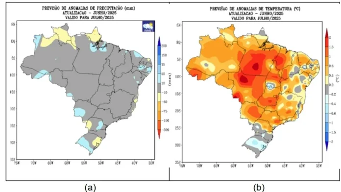 Previsao do tempo para julho 2025 inmet