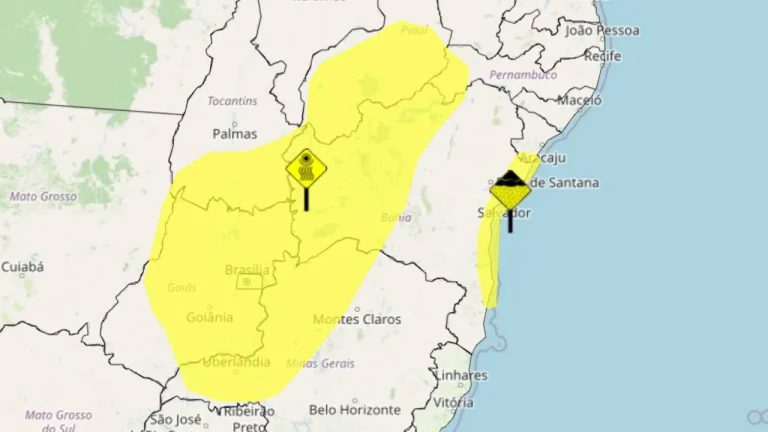 alertas Inmet bahia 12 de junho