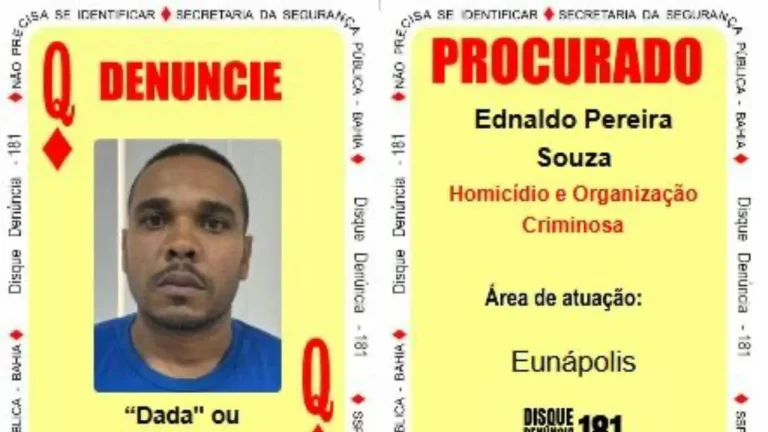 Seis criminosos foram inseridos no Baralho do Crime da SSP-BA