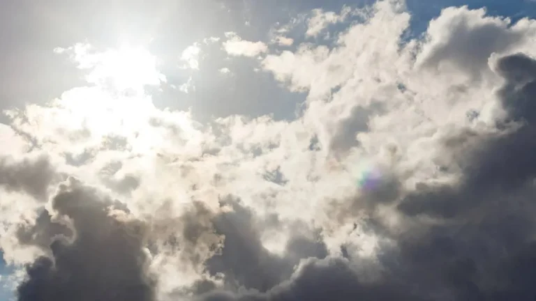 Ceu nublado nuvens frio