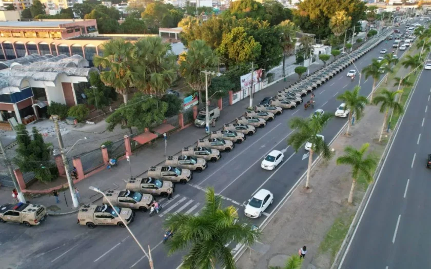 Região de Feira de Santana recebeu 65 novas viaturas para Polícia Militar