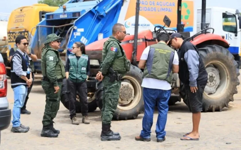 FPI flagra lixão irregular e esgoto sendo despejado no Rio São Francisco