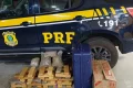 PRF apreendeu quase 110 quilos de maconha na BR-116 em Vitória da Conquista