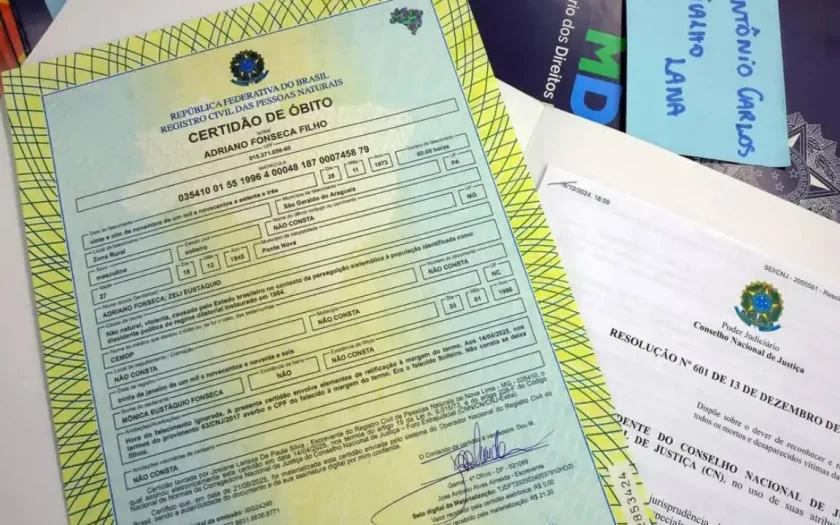 Famílias de 63 vítimas da ditadura recebem atestado de óbito corrigido
