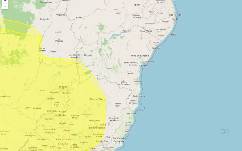 Bahia tem 4 municípios sob alertas meteorológicos para baixa umidade e acumulado de chuva nesta sexta-feira