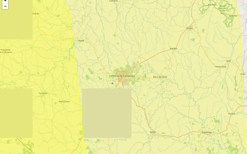 Declínio de temperatura e baixa umidade: Inmet emite alerta para Vitória da Conquista neste domingo