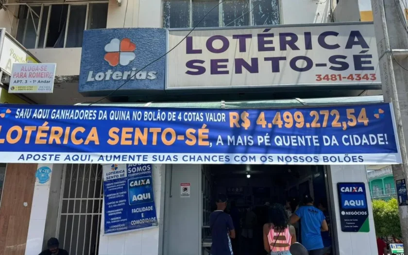 Lotérica Sento-Sé quina Bom Jesus da Lapa