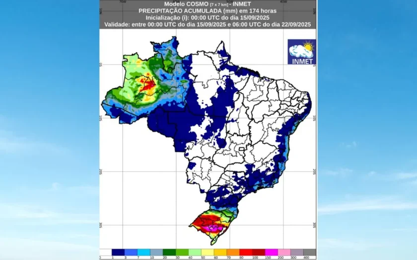 Previsao inmet até 21 de setembro