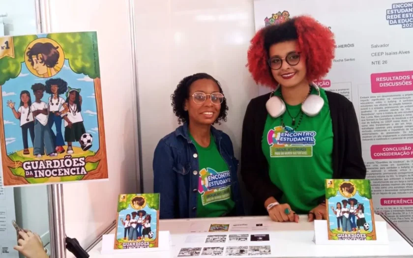 Estudantes da rede estadual criam revista em quadrinhos para promover conscientização e cidadania