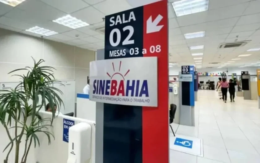 SineBahia anunciou vagas de emprego em Feira de Santana nesta segunda-feira