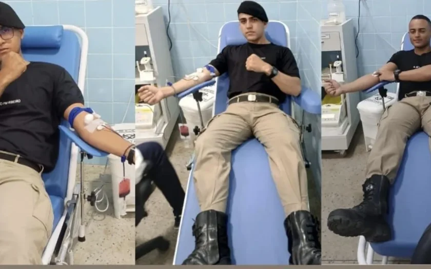 Polícia Militar realiza ação de doação de sangue em Guanambi