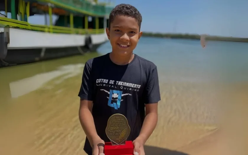 Nadador de 11 anos rio sao francisco