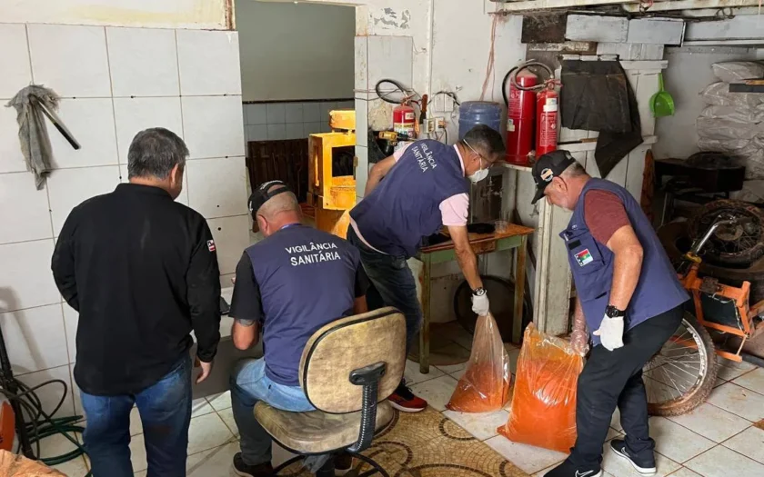 Vigilância Sanitária autuou mais uma fábrica clandestina de temperos em Conquista