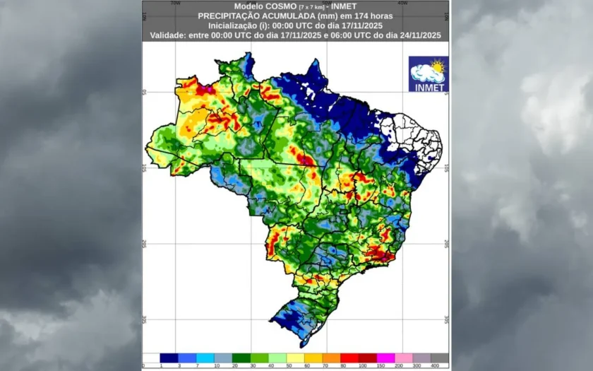 previsao do inmet novembro