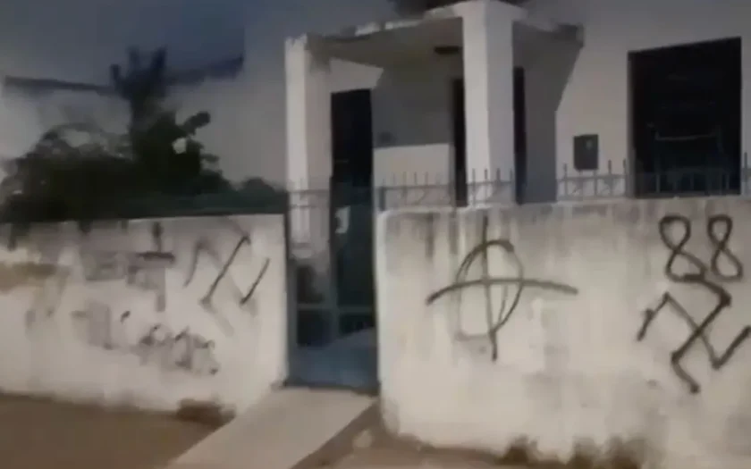 Centro de Umbanda Guanambi alvo de vandalismo